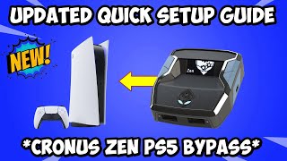 Cronus Zen PS5 Quick Setup Guide for Beginners  Cronus Zen PS5 Bypass Updated [upl. by Dilks363]