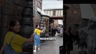 Hippogriff and Hogwarts Students help Wizarding Guest hogwarts wizardingworld universalstudios [upl. by Spector92]