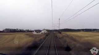 TRAIN DRIVERS VIEW Halden to Oslo [upl. by Casteel]