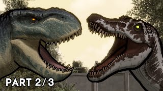 🦖TRex REXY vs SPINOSAURUS in Jurassic World Evolution 2 jurassicworld dinosaurs jurassicpark [upl. by Auj]