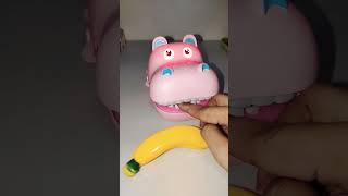 ASMR 🍁Banana Food for Hippopotamus 🌈🌈 asmrsounds shortsfeed shortsviral viralvideo satisfying [upl. by Tersina]