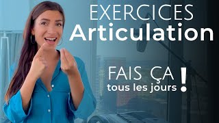 ARTICULATION exercices les indispensables FACILES et EFFICACES [upl. by Norrad]