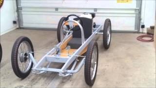 Cyclekart Monocar chassis complete video of details [upl. by Herodias278]