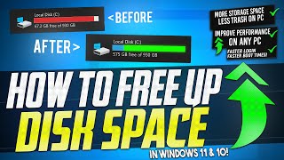 🔧 How to FREE Up More than 30GB Of Disk Space in Windows 11 amp 10 ✅ [upl. by Piks148]