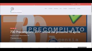 730 precompilato 2017 ecco come accedere [upl. by Neelav]