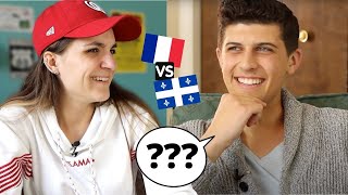 Quebecois VS French Speaker  Will I understand it French Reacts to Canadian French [upl. by Melly248]