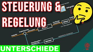 UNTERSCHIED zwischen STEUERUNG und REGELUNG  Elektrotechnik [upl. by Oirevas859]