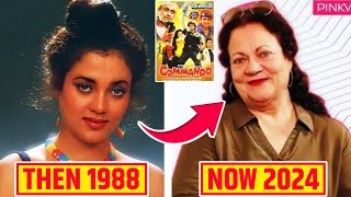 Commando Movie Star Cast 1988 To 2024 Then And Now  Commando Movie Actress Name [upl. by Koenraad134]