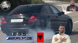 Les Albanais Débarquent En V8 E55 AMG Full Tube Conduite Musclée😱🚀 [upl. by Rubio205]