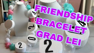 GRADUATION LEI  FRIENDSHIP BRACELET STYLE [upl. by Eiznikcm]