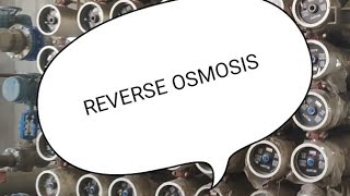 WHAT IS OSMOSIS II REVERSE OSMOSIS II MICRON CARTRIDGE FILTER II MCF II WORKING [upl. by Corabel]