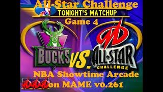 NBA Showtime Arcade AllStar Challenge Game 4 [upl. by Nileak]