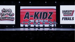 AKidz  Philippines  Varsity Division Finalist  2023 World Hip Hop Dance Championship [upl. by Nemzaj]