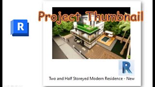 Revit Project Thumbnails [upl. by Anegroeg245]