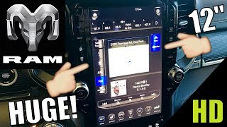 2019 Ram Limited  12 Inch UConnect Display Review HD [upl. by Aztinad]