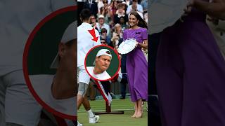 Catherines Gesture Leaves Lleyton Hewitt Blushing at Wimbledon shorts catherine [upl. by Atinehs]