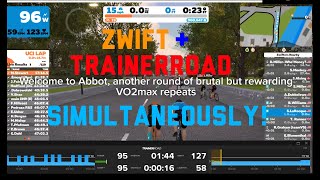 ZWIFT  How to use TRAINERROAD and ZWIFT at the SAME TIME [upl. by Maloy917]