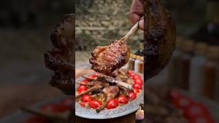 Côtelette cuisine short shorts food explore viande barbacue légumes fy fyp fypシ゚ foryou [upl. by Ahsinik]