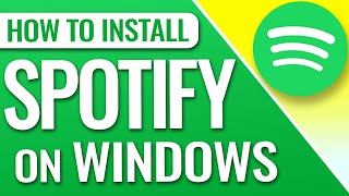 How To Download And Install Spotify For Windows [upl. by Crissie]