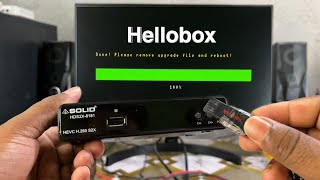 SOLID HDS2X 8181 Hellobox software Upgrade by Pendrive [upl. by Nedra983]