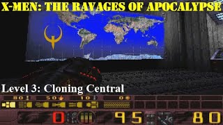 XMen The Ravages of Apocalypse  Level 03 Cloning Central DOS 100 [upl. by Aihsinat]