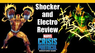 Shocker and Electro Review for Marvel Crisis Protocol [upl. by Croix]