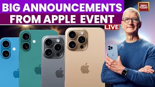 Apple iPhone 16 Launch Event Highlights LIVE  iPhone 15 Vs iPhone 16  iPhone 16 Series Details [upl. by Aryhs]