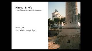 PEp0119ff Plinius Briefe I19ff [upl. by Nyleve]