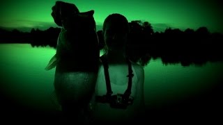 Epic Night Fishing Topwater Blowups Big Bass on Whopper Plopper and Gantarel Jr [upl. by Cullan]