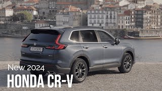 New 2024 Honda CR V eHEV B Roll exterior and interior static Canyon River Blue [upl. by Jessabell54]