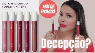 Batom Tint Intense Superfix  Esperava Mais [upl. by Ahsote]