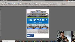 CIS 101 Class Demo Create a Basic Sales Flyer in Word with Text Boxes [upl. by Iran415]