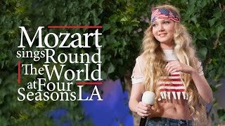 Mozart Singing Round The World at Four Seasons LA [upl. by Ymeon649]