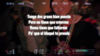 Dowba Montana  DEMONIO VIDEO LYRICS [upl. by Adnanref]