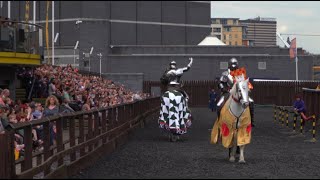 The Opening Tilt At The Royal Armouries International Jousting Competition 2022 Uncut [upl. by Mick]