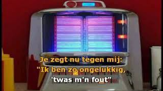 Bobby Prins  Ik zit in een cafeetje  KARAOKE  Lyrics [upl. by Philoo464]