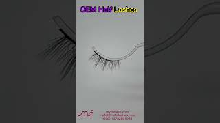 OEM Faux Mink Half Lashes lashessupplier lashesfactory [upl. by Radcliffe594]