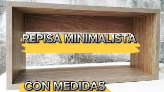 Repisa minimalista en melamina [upl. by Akeret309]