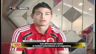 James Rodriguez y sus expectativas para el mundial sub 20 y su paso por banfield [upl. by Ayeki440]