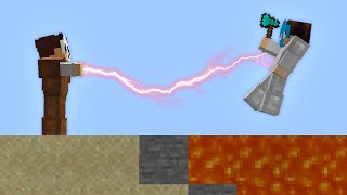 I used THE FORCE in Minecraft Speedrunner VS Hunter [upl. by Luke292]