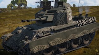 War Thunder Realistic Battle Flakpanzer V Coelian Drop the Bass [upl. by Ahtera]