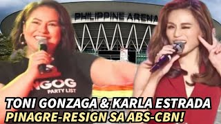 Toni Gonzaga At Karla Estrada Balak Tanggalin Sa Kapamilya Network Wala Umanong Delikadeza [upl. by Weasner132]