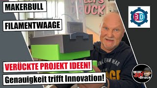 Intelligente Filamentüberwachung Entdecke Makerbull Filamentwaage mit NFC Sensor [upl. by Aguste]