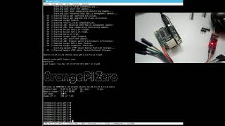 Booting Orange Pi Zero serial terminal [upl. by Swain]