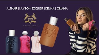 Parfums de Marly  ALTHAIR  LAYTON EXCLUSIF  DELINA  ORIANA [upl. by Yahsan553]