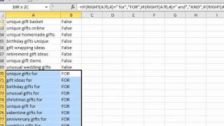 Group keywords using Excel [upl. by Otiragram]