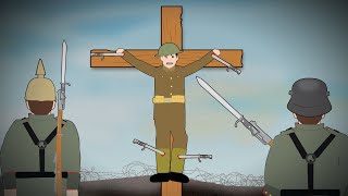 Allied soldiers Crucified by Germans in WW1 [upl. by Anastassia446]