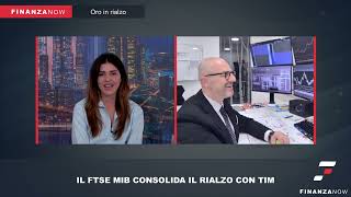 IL FTSE MIB CONSOLIDA IL RIALZO CON TIM  BRAMBILLA INTV PELLEGRINO  10724 [upl. by Oiratno]