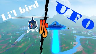 Little Bird vs new UFO FULL TEST  Roblox jailbrek [upl. by Seiber288]