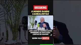 Lula defendendo voto impresso É isso mesmo que você está vendo lula votoimpresso ccbusa [upl. by Meehsar]